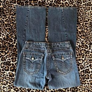Chic Blue Flare Jeans for Women